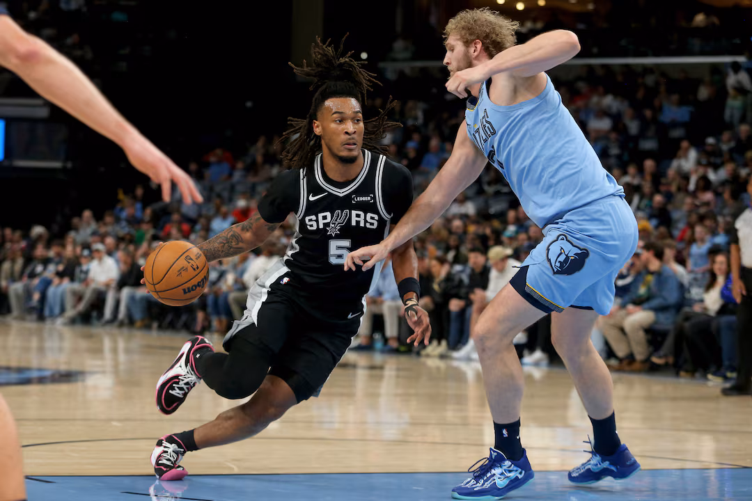 Cam Spencer Memphis Grizzlies เฉือน Spurs